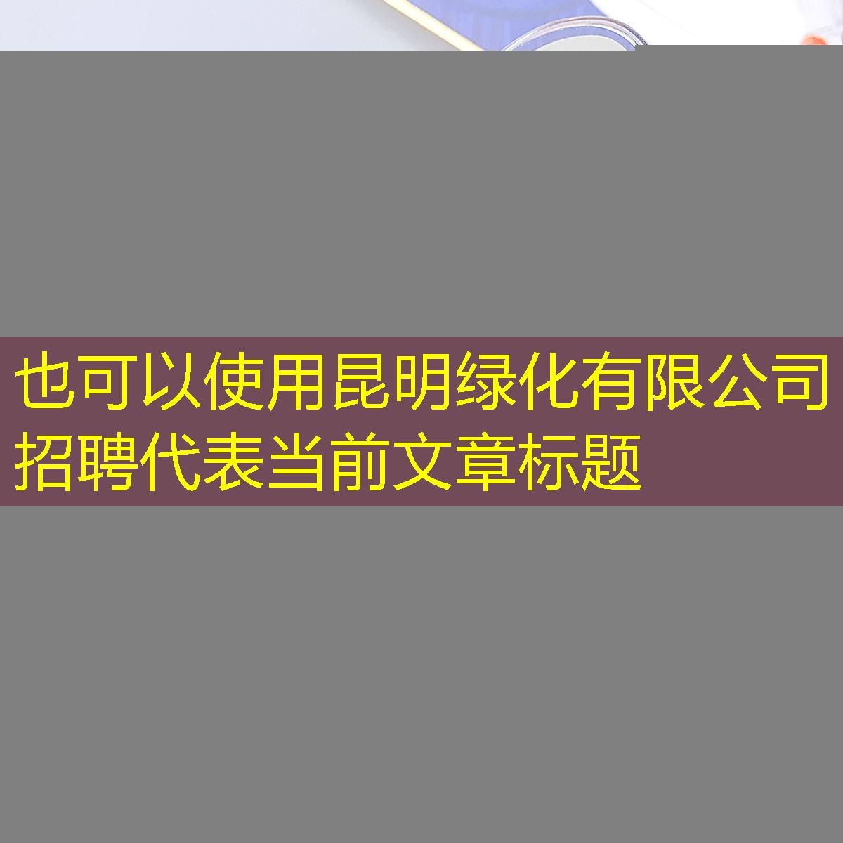 昆明绿化有限公司招聘